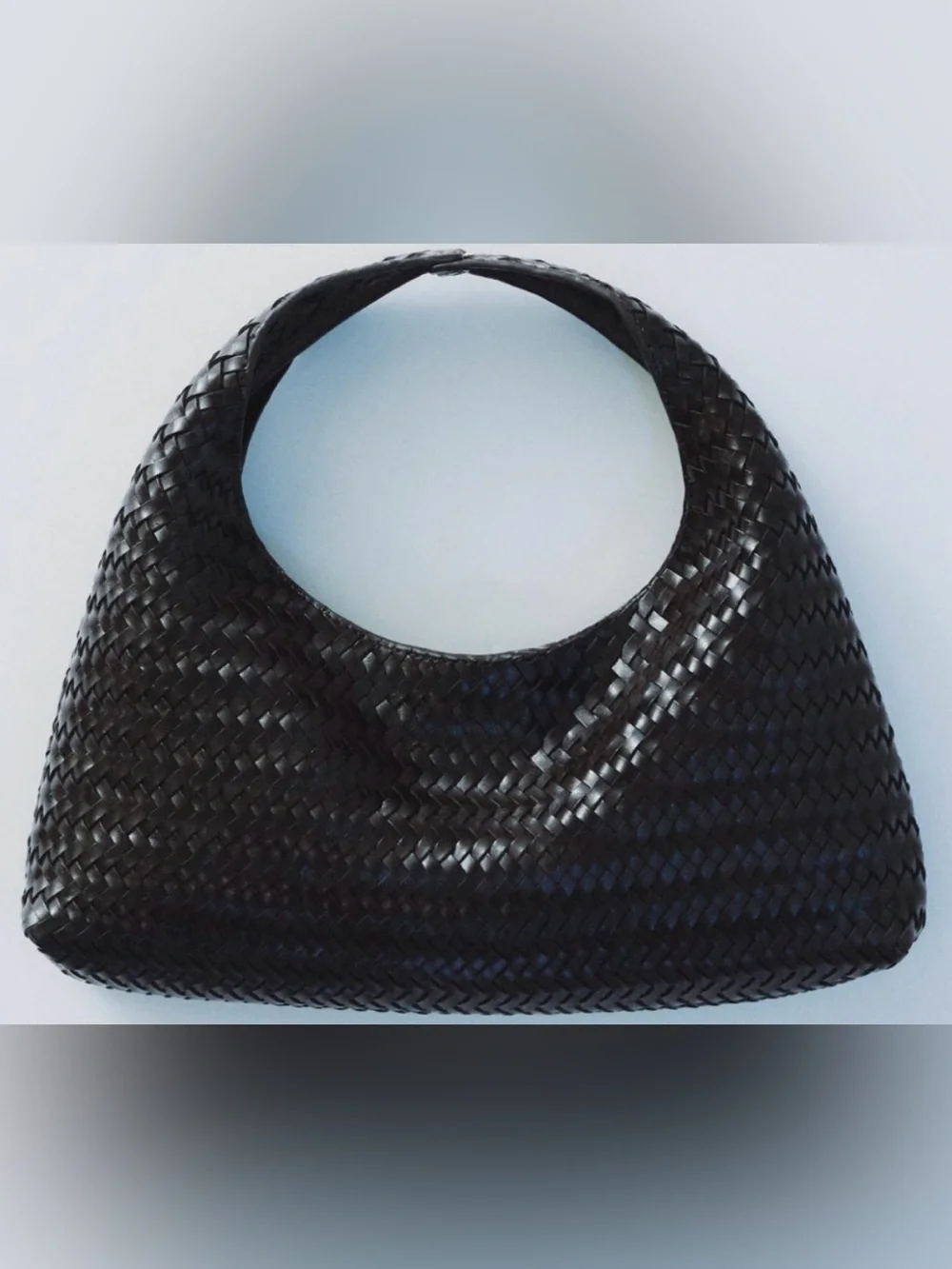Mango  Dark brown Woven Hobo Bag - Women